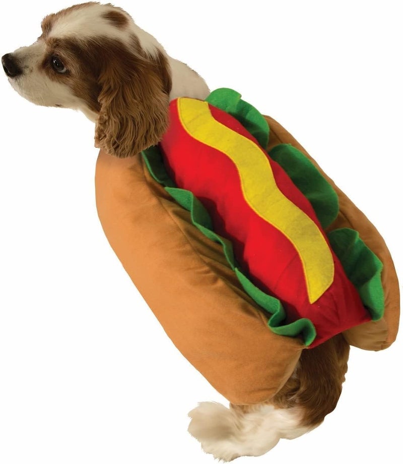 Rubies Hot Dog Pet Costume for Dogs or Cats, Medium - Image 1